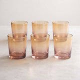Danny Home Amber Drinking Glass 6 Pieces Set 410ml at Zubaidas Homestore 
