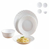 Danny Home Annabella Dinner Set Opal Glass White 24 Pieces at Zubaidas Homestore Pakistan 