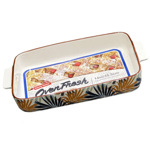 Danny Home Bakeware Ceramic Tray 35.5cm at Zubaidas Homestore Pakistan