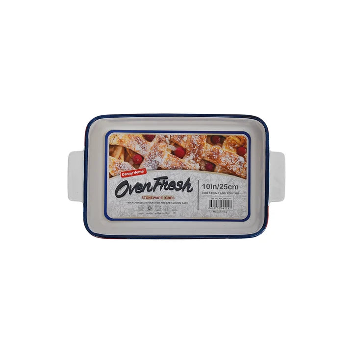 Danny Home Bakeware Rectangular Ceramic Oven Tray 25cm at Zubaidas Homestore Pakistan
