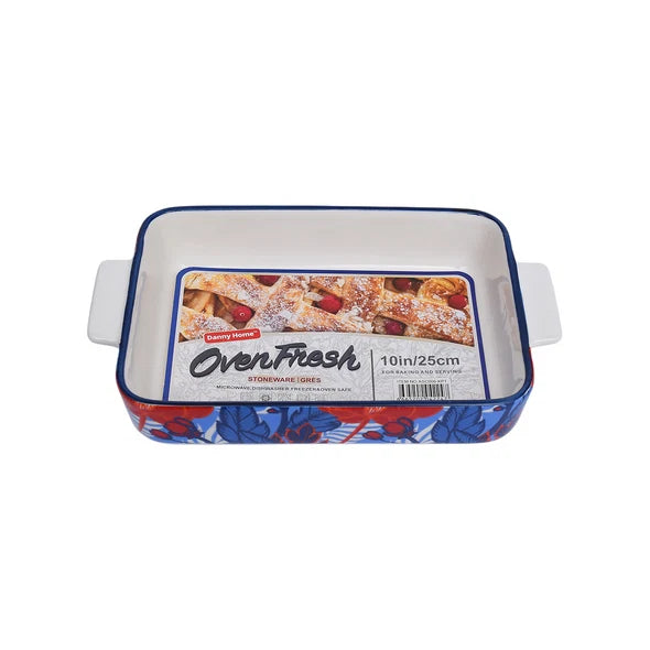 Danny Home Bakeware Rectangular Ceramic Oven Tray 25cm at Zubaidas Homestore 