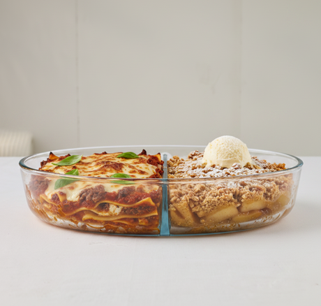 Danny Home Baking Tray Oval with Divider at Zubaidas Homestore Pakistan 
