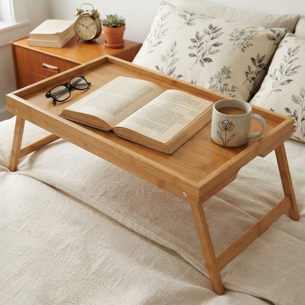 Danny Home Bamboo Bed Foldable Tray Table at Zubaidas Homestore