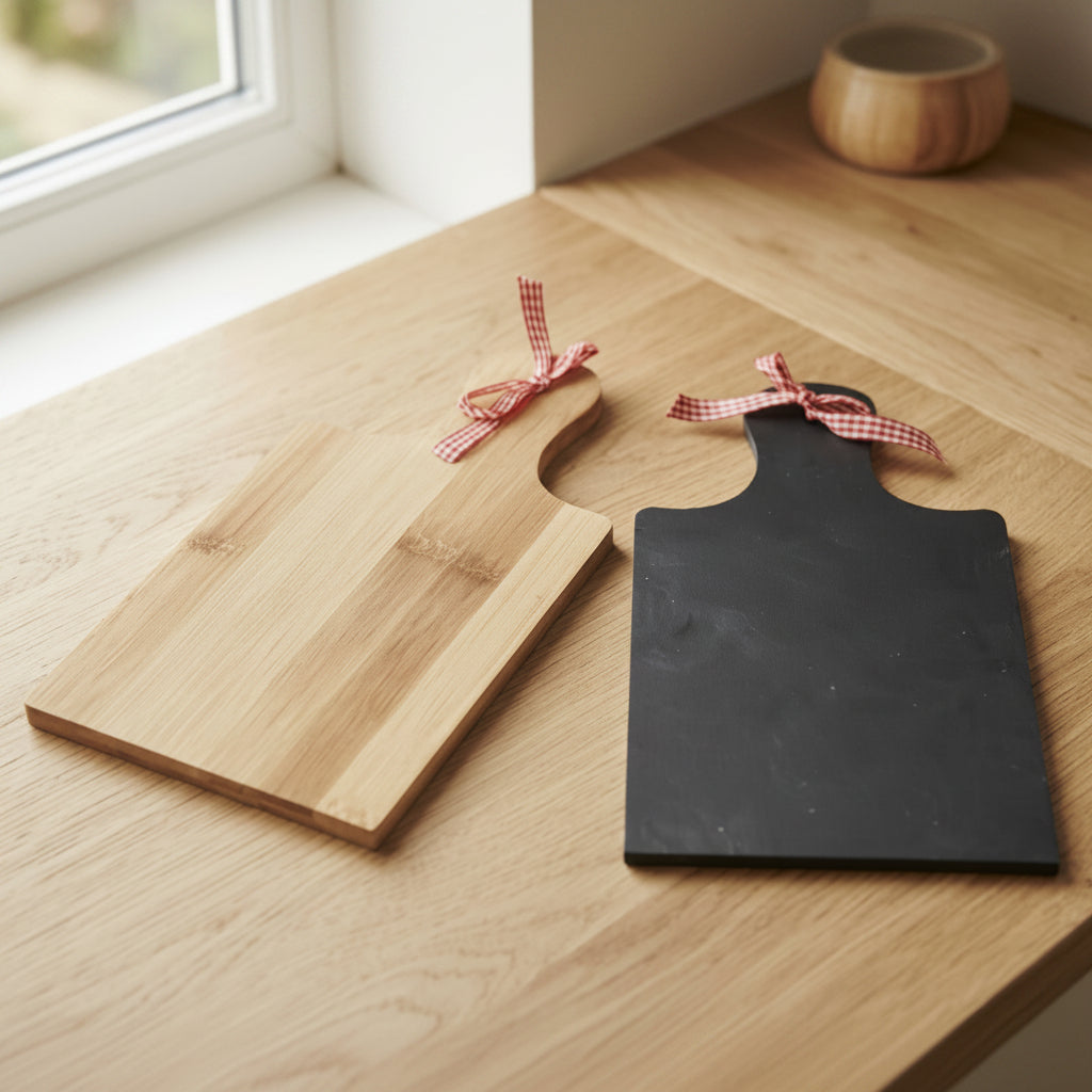 Danny Home Bamboo Serving Platter 2 Pieces Set 42cm at Zubaidas Homestore 