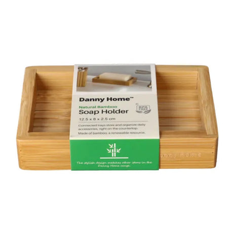 Danny Home Bamboo Soap Holder 12.5cm at Zubaidas Homestore 