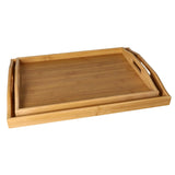 Danny Home Bamboo Tea Serving Tray 2 Pieces Set at Zubaidas Homestore. Most Trusted Homestore in Pakistan