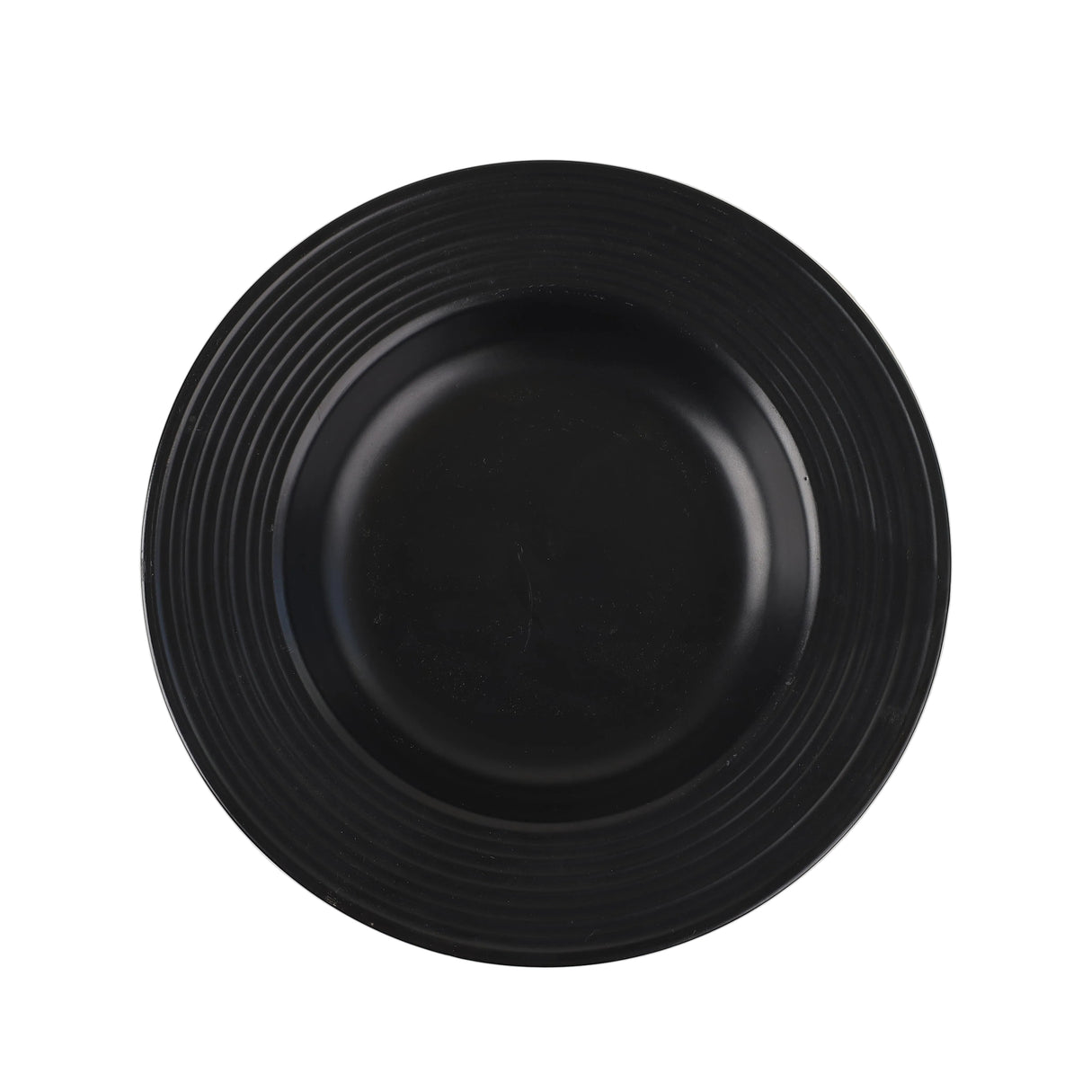 Danny Home Black Ceramic Deep Plate 20.3cm at Zubaidas Homestore