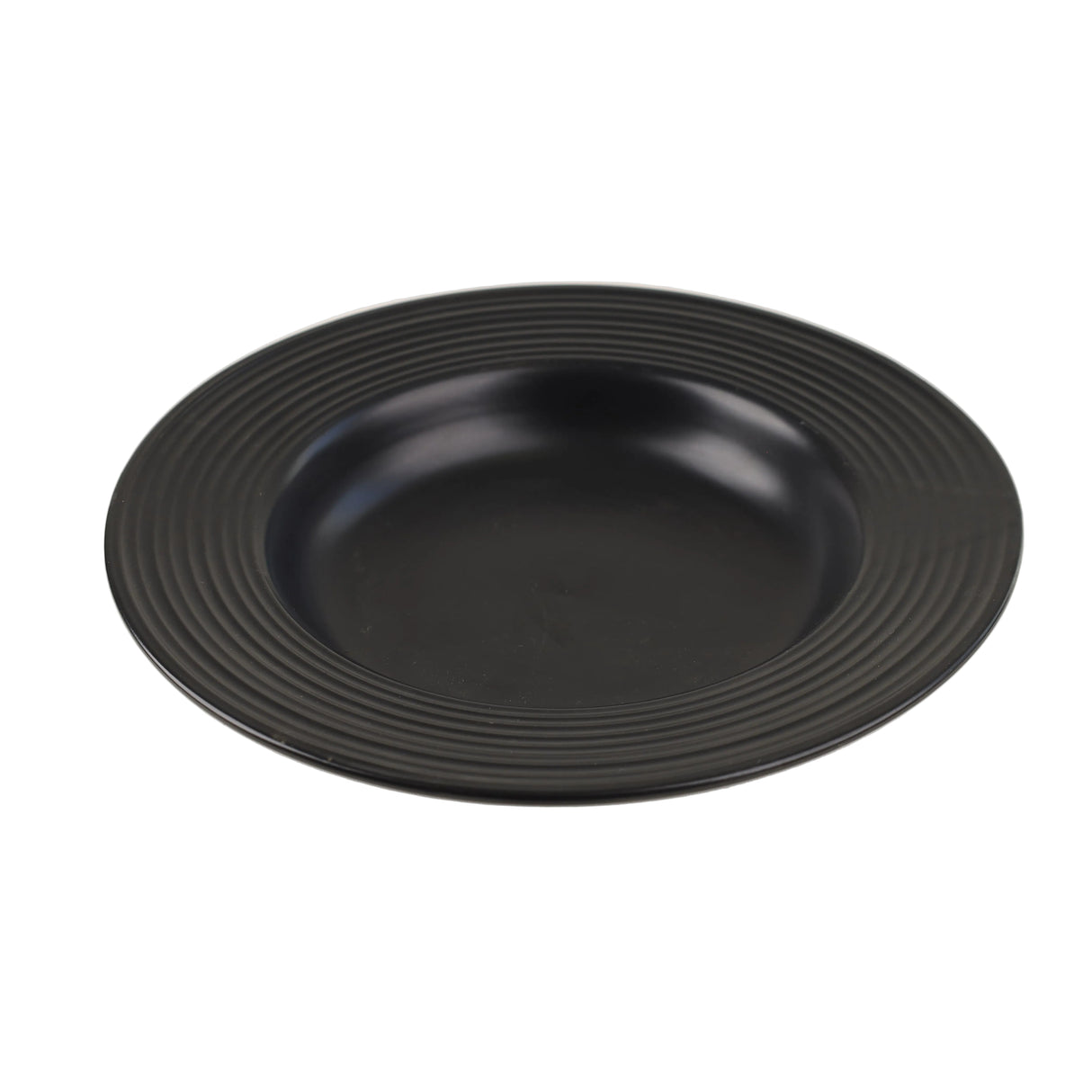 Danny Home Black Ceramic Deep Plate 20.3cm at Zubaidas Homestore Best for Home Shopping