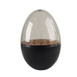 Danny Home Black Egg Shaped Acrylic Dome Cutlery  Organizer at Zubaidas Homestore