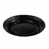 Danny Home Black Opal Glass Scalloped Plate 27cm at Zubaidas Homestore Pakistan