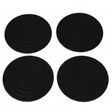 Danny Home Black Silicone Coaster 4 Pieces Set at Zubaidas Homestore Pakistan