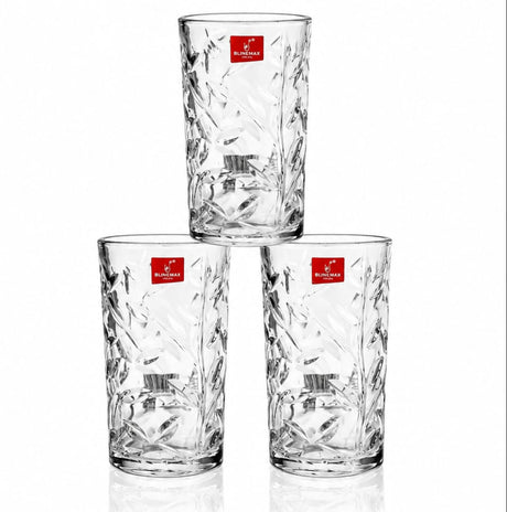 Danny Home Blinkmax 3 Piece Floral Vine Glass Set at Zubaidas Homestore
