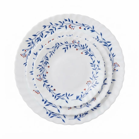 Danny Home Blue Botanical Dinner Set 18 Pieces at Zubaidas Homestore