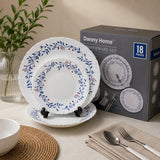 Danny Home Blue Botanical Dinner Set 18 Pieces at Zubaidas Homestore Pakistan