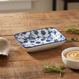 Danny Home Blue Floral Ceramic Sauce Dish 9.5cm at Zubaidas Homestore