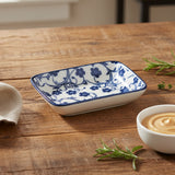 Danny Home Blue Floral Ceramic Sauce Dish 9.5cm at Zubaidas Homestore
