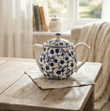 Danny Home Blue Floral Porcelain Teapot 500ml at Zubaidas Homestore 