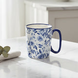 Danny Home Blue Flower Ceramic Mug 450ml Zubaidas Homestore