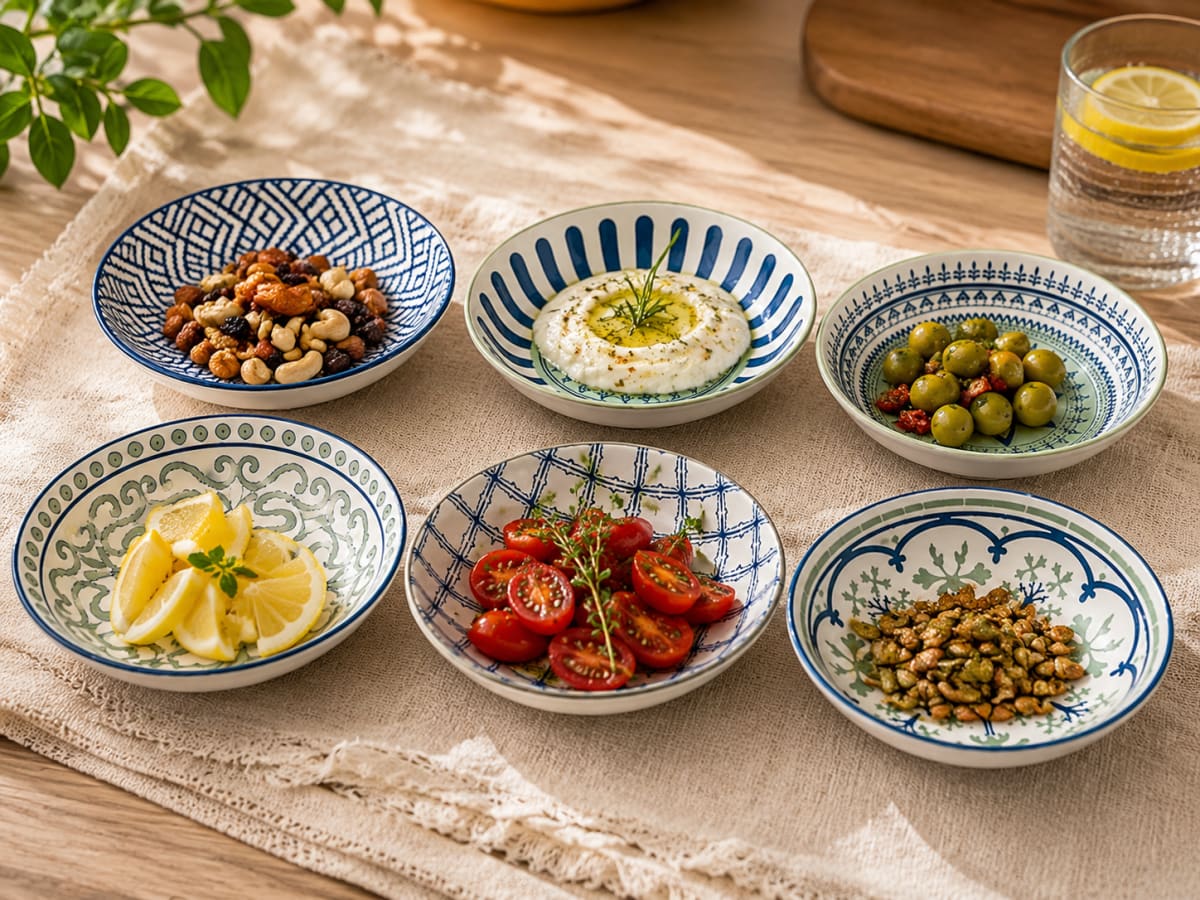 Danny Home Bohemian Dessert Side Bowl 6 Pieces Set 14.5cm at Zubaidas Homestore 