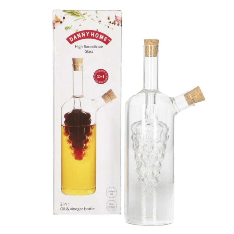 Danny Home Borosilicate 2 in 1 Oil and Vinegar Bottle at Zubaidas Homestore 
