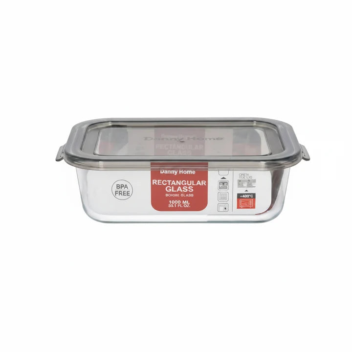 Danny Home Borosilicate Food Container 1000ml at Zubaidas Homestore Pakistan