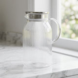 Danny Home Borosilicate Glass Juice Jar With Lid 1.45 Liter at Zubaidas Homestore