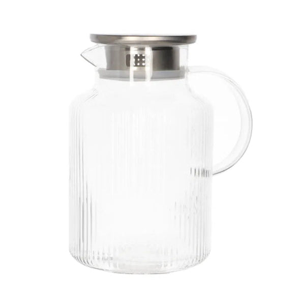 Danny Home Borosilicate Glass Juice Jar with Lid 1.65 Liter at Zubaidas Homestore Pakistan