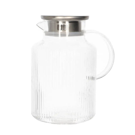 Danny Home Borosilicate Glass Juice Jar with Lid 1.65 Liter at Zubaidas Homestore Pakistan