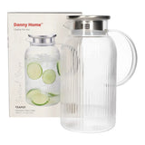 Danny Home Borosilicate Glass Juice Jar With Lid 1.9 Liter at Zubaidas Homestore 