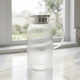 Danny Home Borosilicate Glass Juice Jar With Lid 1.9 Liter at Zubaidas Homestore