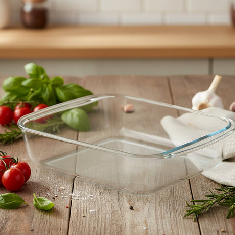 Danny Home Borosilicate Glass Oven Baking Dish 1.8 Liter at Zubaidas Homestore