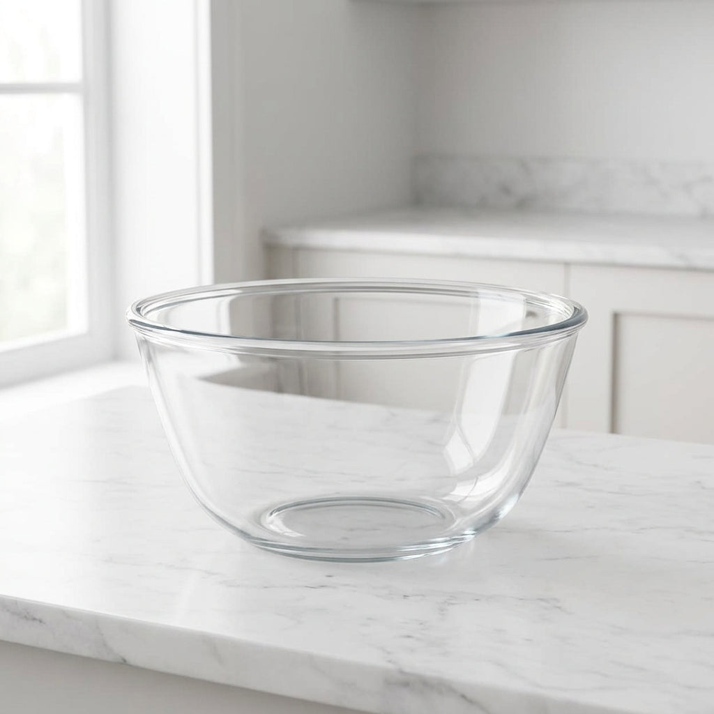 Danny Home Borosilicate Glass Salad Bowl 1600ml at Zubaidas Homestore