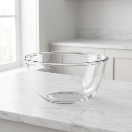 Danny Home Borosilicate Glass Salad Bowl 1600ml at Zubaidas Homestore