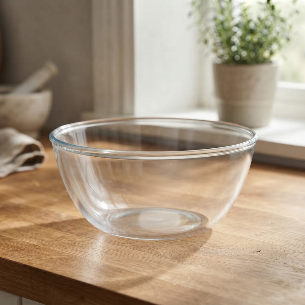 Danny Home Borosilicate Glass Salad Bowl 2700ml at Zubaidas Homestore