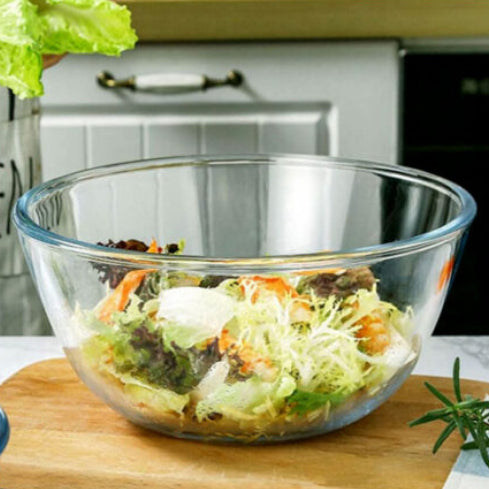 Danny Home Borosilicate Glass Salad Bowl 5700ml at Zubaidas Homestore 