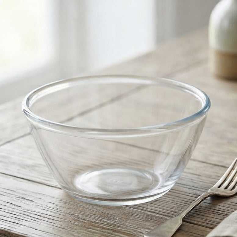 Danny Home Borosilicate Glass Salad Bowl 8cm at Zubaidas Homestore 