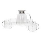 Danny Home Borosilicate Juice Jar and Glass 5 Pieces Set at Zubaidas Homestore Pakistan