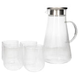 Danny Home Borosilicate Juice Jar and Glass Set 5 Pieces at Zubaidas Homestore Pakistan