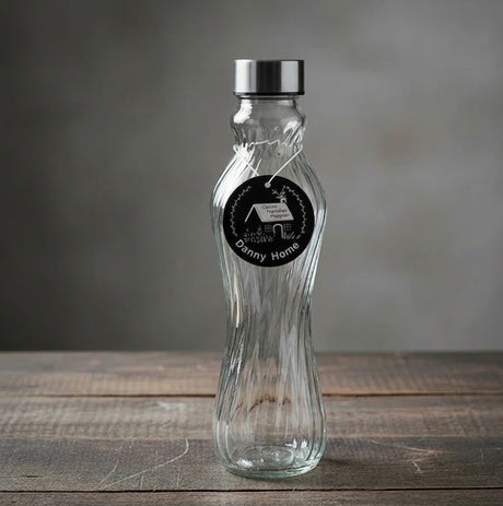 Danny Home Borosilicate Spiral Juice Bottle 500ml at Zubaidas Homestore 