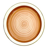 Danny Home Brown Spiral Ceramic Dinner Plate 26cm at Zubaidas Homestore Pakistan