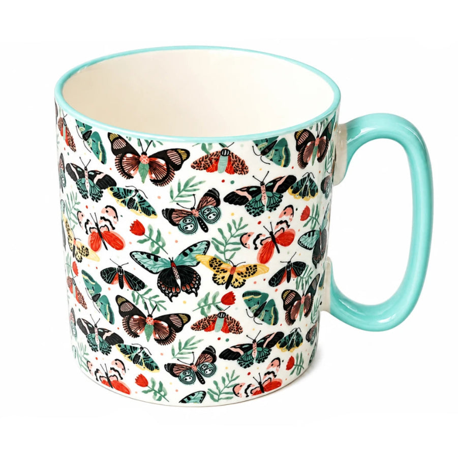 Danny Home Butterfly Printed Ceramic Mug 450ml Zubaidas Homestore Pakistan
