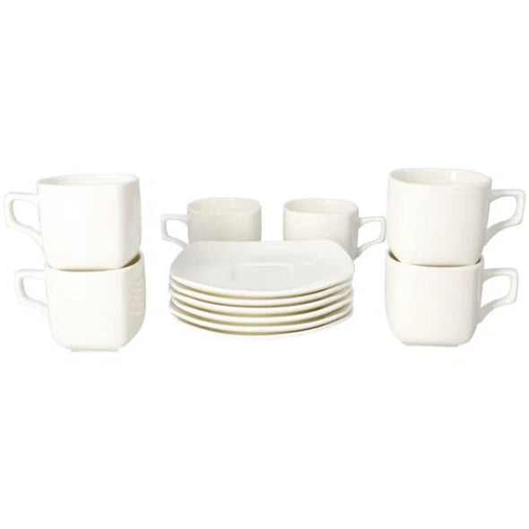 Danny Home Cappuccino Cup and Saucer 6 Pieces Set at Zubaidas Homestore