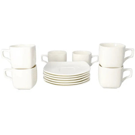 Danny Home Cappuccino Cup and Saucer 6 Pieces Set at Zubaidas Homestore