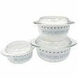 Danny Home Casserole 3 Pieces Set White at Zubaidas Homestore Pakistan