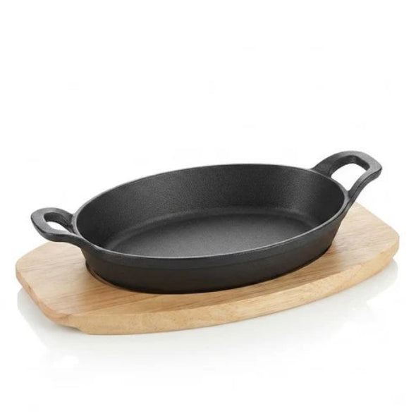 Danny Home Cast Iron Rectangular Griddle Pan 24cm at Zubaidas Homestore Pakistan