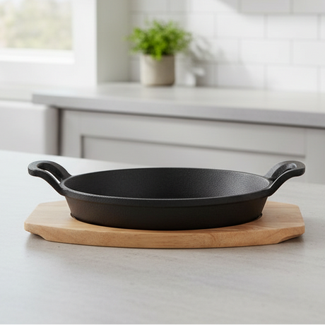 Danny Home Cast Iron Round Griddle Pan 22cm at Zubaidas Homestore