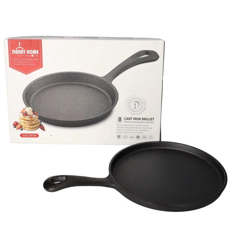 Danny Home Cast Iron Skillet Fry Pan 31.1cm at Zubaidas Homestore 