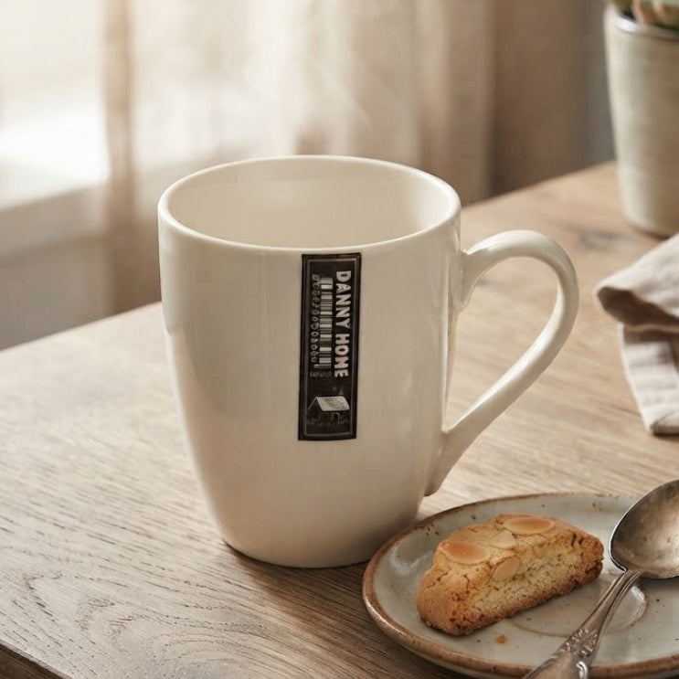 Danny Home Ceramic Coffee Mug 350ml White at Zubaidas Homestore Pakistan