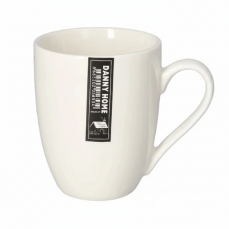 Danny Home Ceramic Coffee Mug 350ml White at Zubaidas Homestore