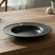 Danny Home Ceramic Deep Plate 20cm Black at Zubaidas Homestore